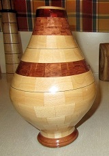 Chris Withall's winning vase